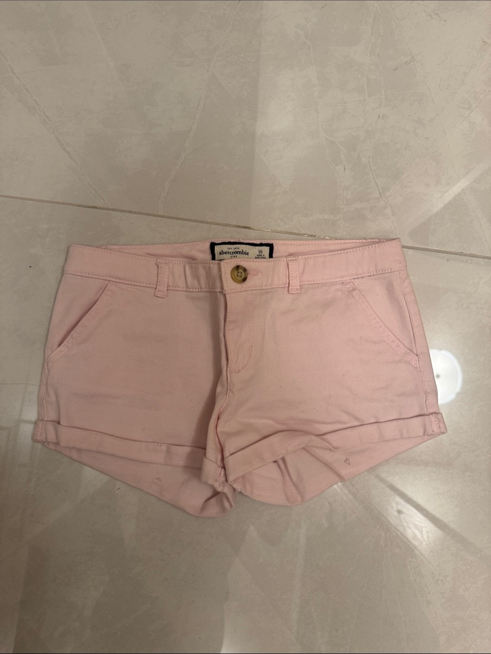 Abercrombie & Fitch Light Pink H Shorts